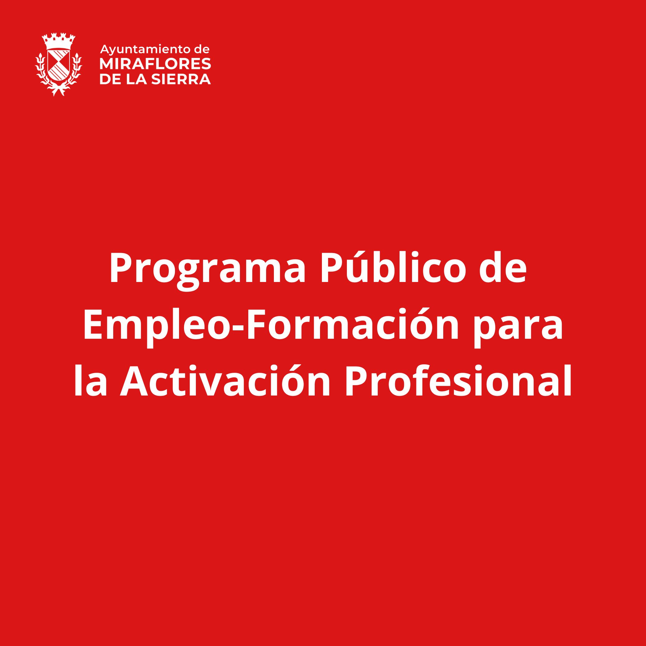 Programas de empleo