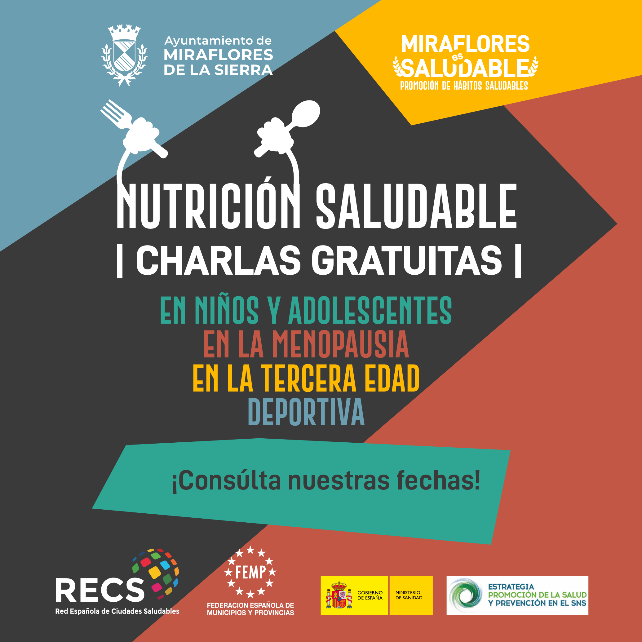 MIRAFLORES ES SALUDABLE: CHARLAS DE NUTRICIÓN