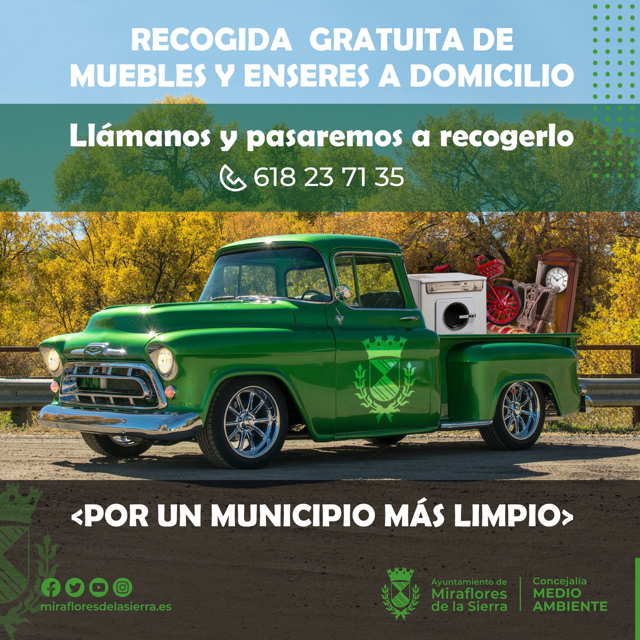 HORARIO PUNTO LIMPIO Y RECOGIDA DE MUEBLES Y ENSERES